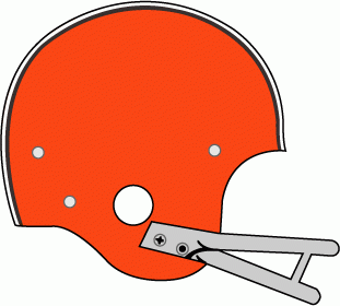 Cleveland Browns 1961-1974 Helmet iron on transfers for T-shirts